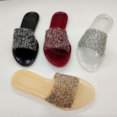 China MLKL New Flat Bottom Women's Slip On Slippers For Office for sale