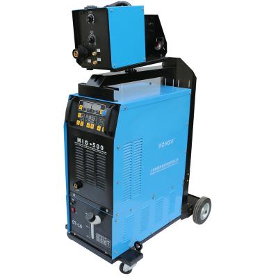 China Garment Shops IGBT DC Inverter 3 Phase High Frequency Pulse Automatic MIG System Digital Welding Machine for sale