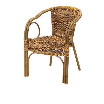 China Anti-rust Outdoor Rattan Bistros Garden Furniture UV-Resistant / ect Water Proof French Chairs for sale