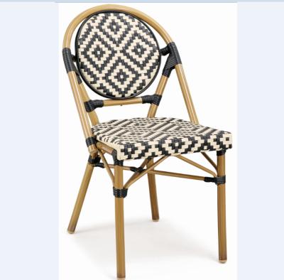 China UV-Resistant Water Proof Resistance Rustproof Ect / Customized Outdoor Furniture Rattan Paris Bistro Chairs for sale