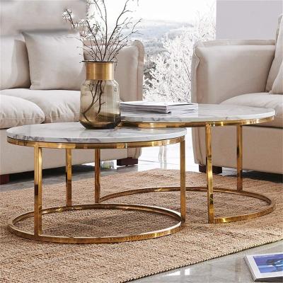 China Modern Marble Top Coffee Tables Furniture Supplier Living Room Glass Tea Side Marble Coffee Table for sale