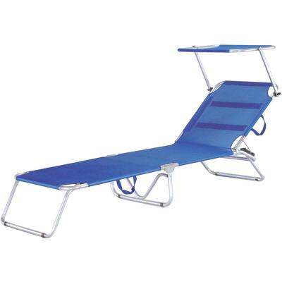 China Lightweight Chinese New Products Lounge Folding Lightweight Durable Beach Chair With Aluminum Frame for sale