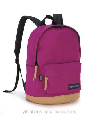 China None Best Selling Products In Canada Styles Basic School Backpack Rose Color Leather Backpack for sale