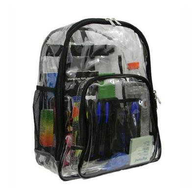 China 2019 New Products Kids School Waterproof Heavy Duty Transparent Backpack Bags Custom Clear PVC Backpack Wholesale for sale