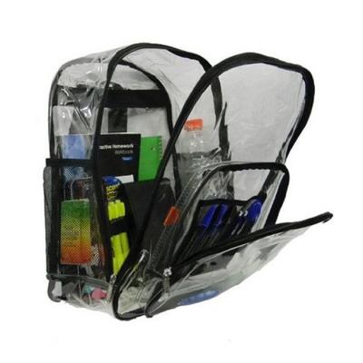 China Wholesalers Best Clear Heavy Duty Black Multi-pockets Waterproof Chinese Backpack for sale