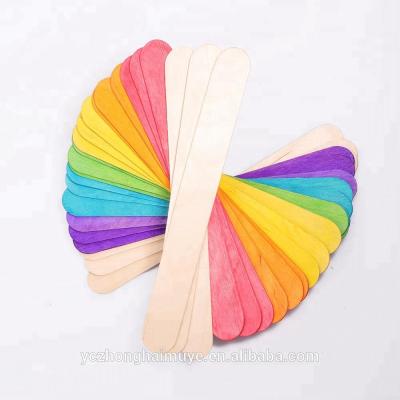 China China high quality colorful ice cream sricks/craft sticks/colorful popsicle sticks for sale