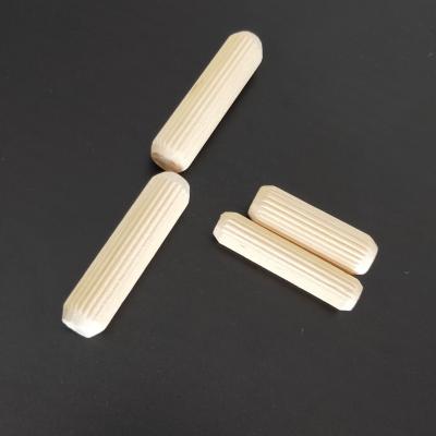 China Soft Face BSCI Factory Hot Sale Customized Package And Sizes Fluted Wood Socket Threaded Wood Studs for sale