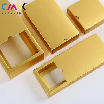 China Hot Selling Recyclable Luxury Drawer Box Paper Packaging Jewelry Box Custom Logo for sale