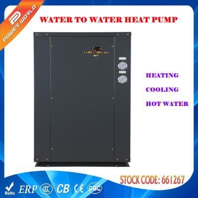 China Copeland Scroll Water Source Heat Pumps System Stainless Steel for sale