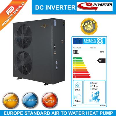 Chine pompe à chaleur air-eau de haut de CANNETTE DE FIL de 220V 50Hz de la CE TUV d'approbation inverseur de C.C à vendre