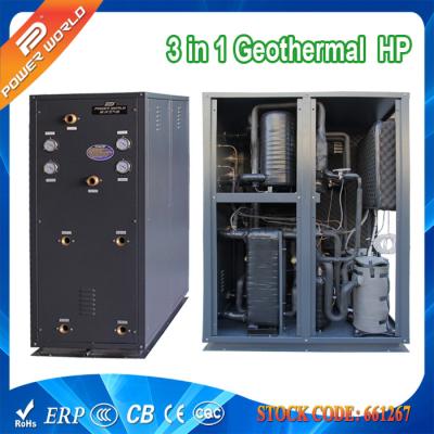 China Water to Water Heat Pump Combined Summer Cooling Winter Heating and 4-season Domestic Hot Water for sale