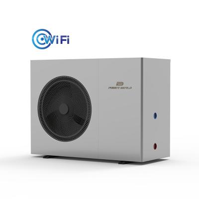 China Patent desigh monoblock heating cooling hot water evi full inverter heat pump water heater for sale