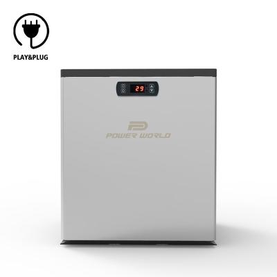 China Eco-friendly thermostat compact rohs portable mini size pool heater swimming pool heat pump water heater for sale