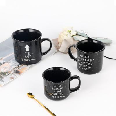 China Viable Wholesale Custom Printed 8-12oz Coffee Round Mugs Sublimation Ceramic Fashion Ceramic Coffee Mug for sale