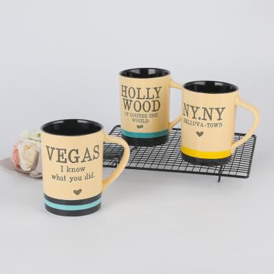 China Ceramic Mugs Sustainable Wedding Keepsakes Valentines Couple Coffee Mug Set Mugs for sale