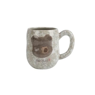 China Viable Factory Wholesale Bear Family Of Mugs Ceramic Coffee Mug Round Mugs Sublimation Ceramic Fashion Ceramic Coffee Mug for sale