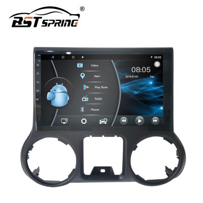 China Android Car HD Audio Screen GPS Navigation Stereo Gps DVD Player For Jeep Wrangler 2015 2016 for sale