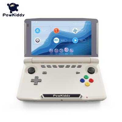 China New X18S Android 11 Powkiddy T618 Chip 5.5 Inch Touch IPS Screen Flip Handheld Game Cosole Mobile Game Players Ram 4GB ROM 64GB 5.0