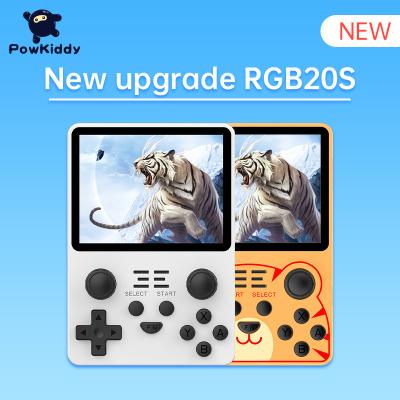 China POWKIDDY 2020 New RGB20S Retro Handheld Game Console Open Source System RK3326 3.5-Inch 4:3.5 IPS Screen Kids Gifts for sale