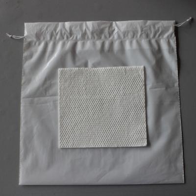 China Eco - Friendly Carebag Vomit Bag With Drawstring And Super Polymer Absorbent Paper for sale