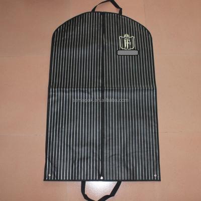 China PEVA Top Fashionable Luxury Mens Suit Garment Bags With Small Clear Window for sale