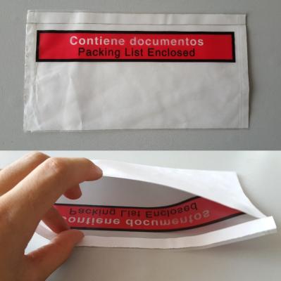 China Security Customized Waybill Mailing Bag For Invoice Packaging for sale