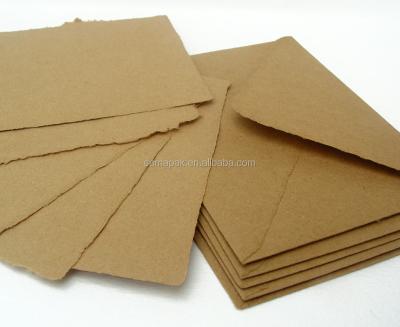 China Recycled Materials A4/A5 Size Customized White Kraft Paper Envelope&emvelope&paper Envelope for sale