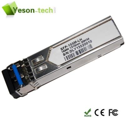 China transmisor-receptor óptico 1310nm los 20km de 155Mbps SFP en venta