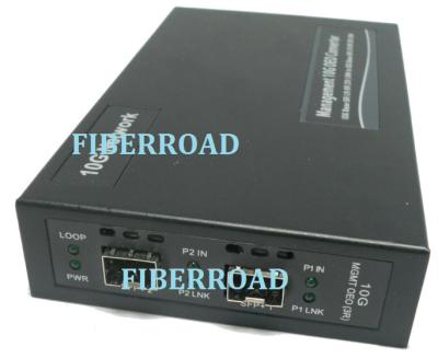 Chine Convertisseur de médias d'OEO 10gigabit 3R SFP+ à C.A. autonome 220V DC48V de SFP+ à vendre