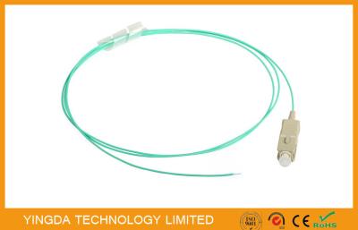 China Conector OM3 - 300 10G, aguamarina de la coleta de la fibra óptica del SC de FTTx del milímetro los 5M de la coleta del SC en venta