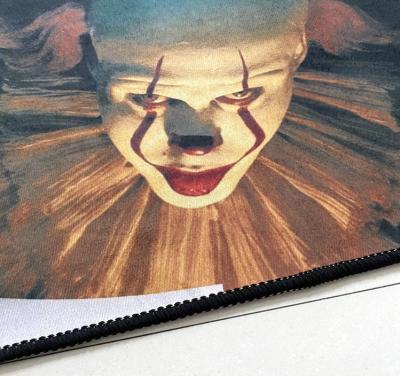 China Trap Vision Rug Living Room Bedroom Floor Mat 3D Halloween Manhole Cover Home Clown for sale