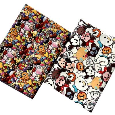 China Wholesale Anti-static All Kinds Of 100%cotton Cartoon Printed Fabric Plain Woven Fabric For Kids for sale