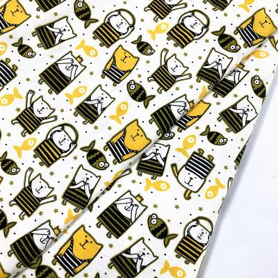 China Kuangheng Anti-Static Offer All Kinds Of Digital Printing Fabric Cotton Lycra Tank Top Stretch Fabrics Baby Clothes And Hat for sale