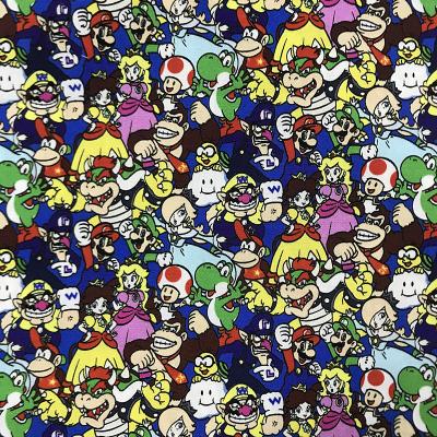 China Anti-static digital printing cotton fabric cartoon fabric bedding cotton fabric for skirts and shirts bedding for sale