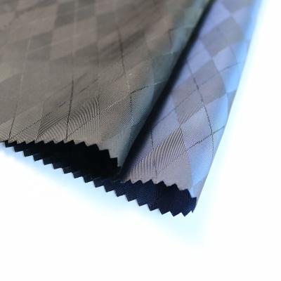 China Anti-Static Hot Sale Diamonds Design Fabrics Navy Black Color Linings For Mens Suits for sale