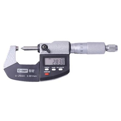 China Micrometer Digital Electronic Outer Tube Single Type Micrometer Internal Screw Micrometer 0-25MM 0.001MM G513136 for sale