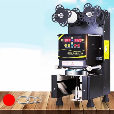 China Commercial Automatic Food Bubble Sealer Machine For Milk Tea Cup Sealing Film for sale