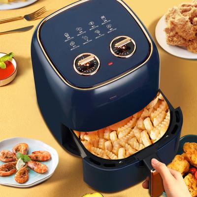 China Household Hot Sales Explosive Goal and Elite Crest Gourmet Intelligent Electric Air Fryer Mechanical Silvery Multi Cooker for sale