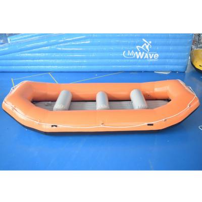 China 5m River PVC Tarpaulin Rafting Boat / Inflatable Drift Boat For Whitewater Drifting for sale