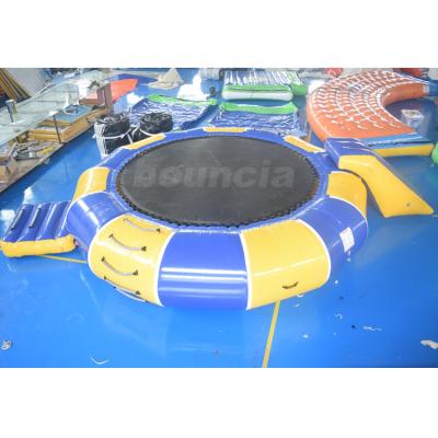 China 0.9mm PVCtarpaulin Bouncia Outdoor Inflatable Water Trampoline Park For Water Games for sale