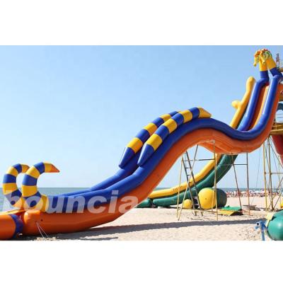 China commercial grade 0.9mm pvc tarpaulin 0.9mm durable pvc tarpaulin inflatable water park slides for sale for sale