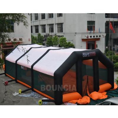 China Sport Games BOUNCIA 4.5mH Outdoor Inflatable Paintball Arena With 210D PVC Coated Nylon for sale