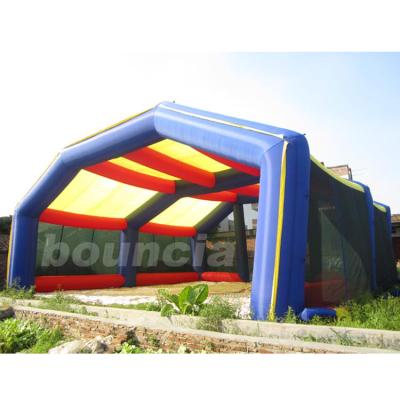 China Outdoor Sport Games Inflatable Paintball Air Field / Inflatable Paintball Arena For Football Games for sale