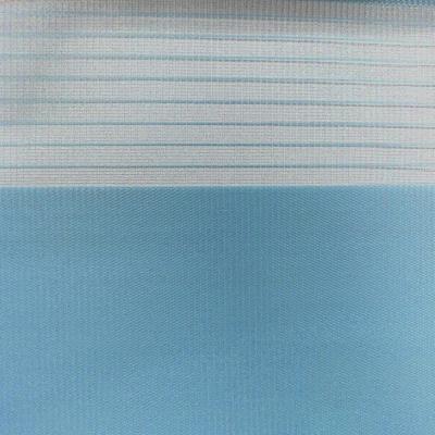 China Homeytex Zebra Screen Fabric Roll Curtain Window Shade Polyester Plain Customized Soft Sky Blue CLASSIC Plain for sale