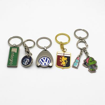 China Promotional Gifts Custom Shape/Logo Metal Hard/Soft Enamel Souvenir Key Chain Key Rings for sale