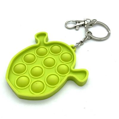 China Wholesale Silicone Factory New Silicone Turtle Push Puzzle Busy Person Toys Bubble Sensory Toy for sale