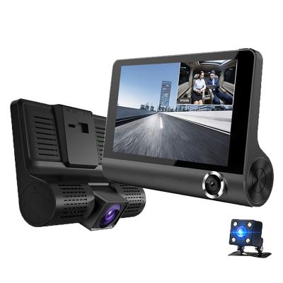 China Loop Recording Car DVR HD 1080P Vehicle Driving Recorder Lens Camera Car Dash Triple Cam With Parking Mode for sale