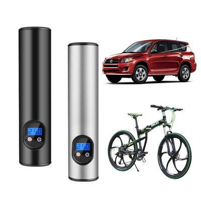 China Tire Pressure Monitor Air Pump 12V Portable Car Air Compressor Pump Lightweight Portable Micro with LED Light Air Pump for sale