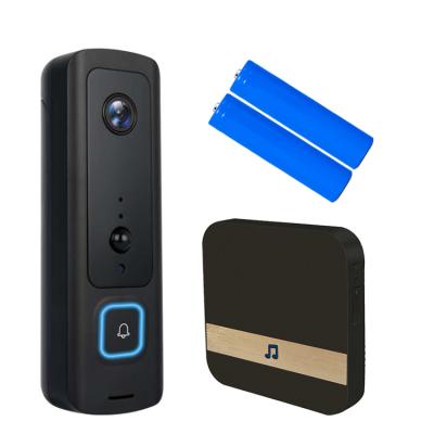 China Low Power Consumption New Wide Angle Smart Home Doorbell HD 1080P Door Bell Wifi Door Bell Wifi Video Radio for sale