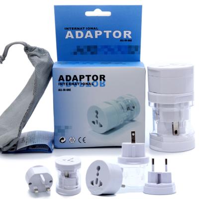 China Travel Adapter Wall AC Residential/General Purpose Global Plug for EU, USA, Australia, UK International Converter for sale